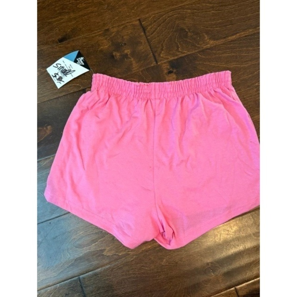 Soffe Juniors Authentic Shorts Pink Elastic Waist Athletic Cotton Blend Small